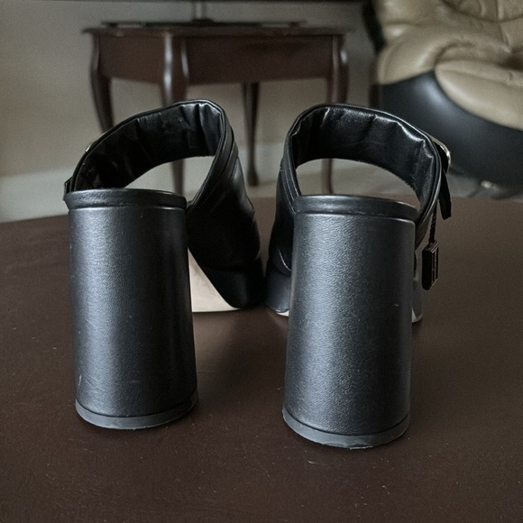 Napoleoni Made in Italy Black Circular Heel - Picture 5 of 9